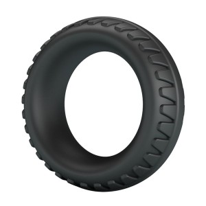 CRAZY BULL - ANELLO PER PENE IN SILICONE TESTURIZZATO MERRITT NERO